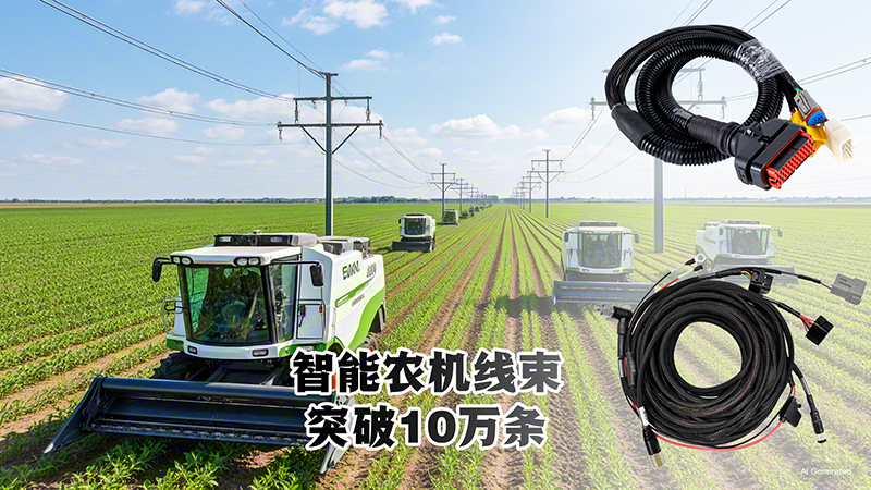 喜訊！蘇州凱佰樂智能農(nóng)機線束生產(chǎn)破10萬條